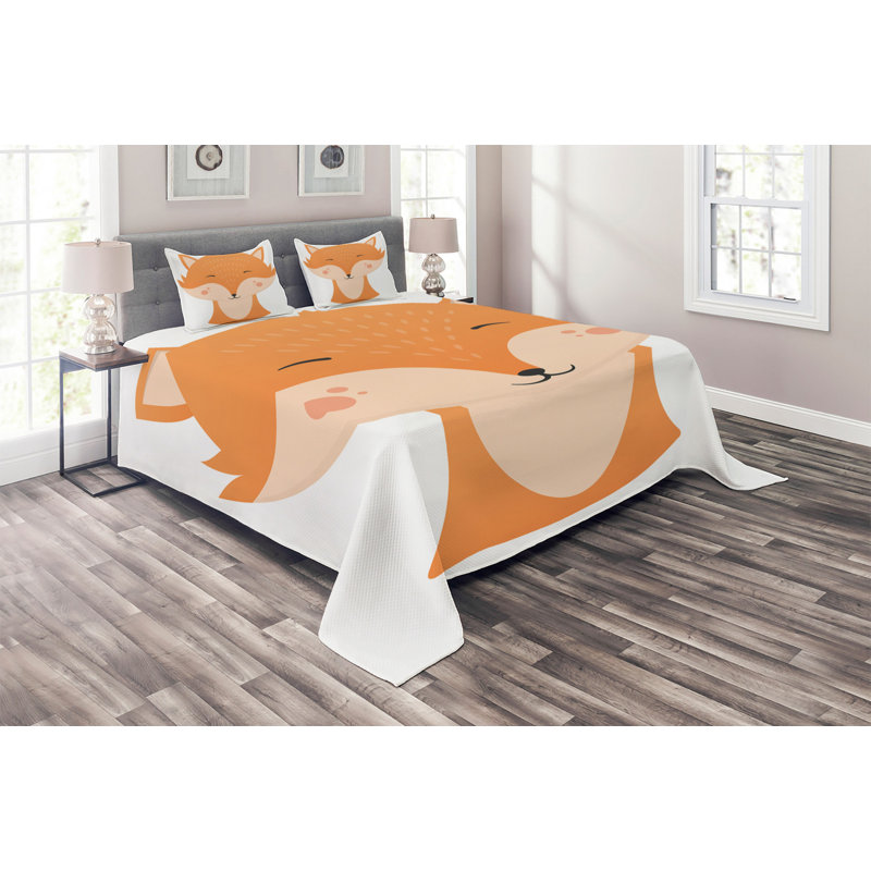 Coverlet, King Bedspread + 2 Shams
