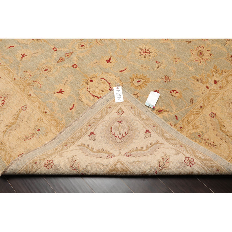One-of-a-Kind Rectangle 9' X 11'8'' Wool Area Rug Beige