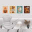 «Cute Halloween Ghost Jack O 'Lantern Candy», impression sur papier, 4 pièces-97770272-97770273
