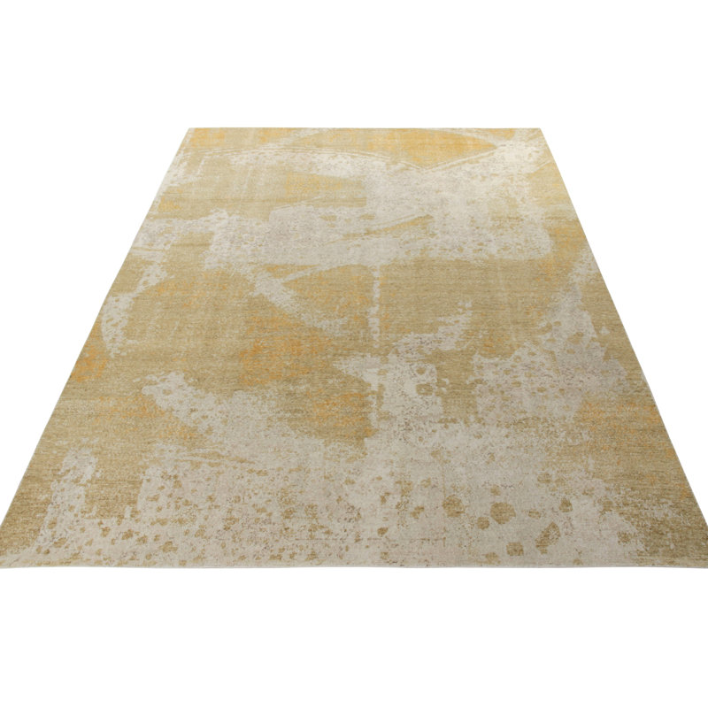 Distressed Homage Handmade Kilim Wool Abstract Area Rug, Rectangle 15' x 24'