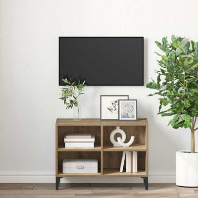 TV Cabinet 69.5 X 30 X 50 Cm Engineered Wood