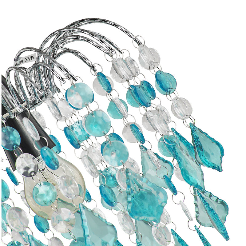 28 cm H Novelty Pendant Shade ( Screw On ), Teal