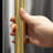 ZLINE Autograph 36 in. Stainless Standard-Depth Fridge w/ Dual Ice Maker & Gold Helix Handles-119340863