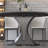 Luxury Round Microlite Stone Dining Table Set-104065801