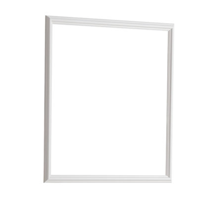 Ensemble de 12 moulures murales, ensemble de panneaux de lambris 20 x 20 po, polystyrène léger à peindre, facile à installer, garniture murale imperméable pour décor intérieur de salon, chambre à coucher, maison, blanc