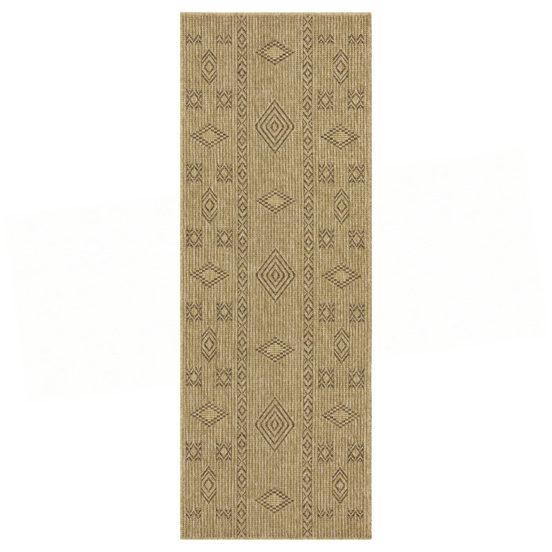 Jute 2 Ft. 7 In. X 7 Ft. 3 In. Indoor/Outdoor Area Rug, Runner 2'7" x 7'3"