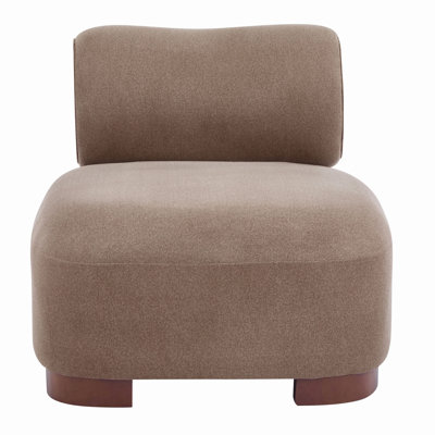 Chaise d'appoint moderne en polyester pour le salon - Convient aux animaux de compagnie, capacité de 330 lb, sièges de salon élégants pour la maison et le bureau