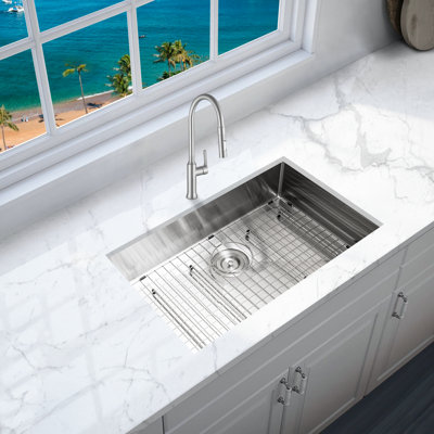 Évier de cuisine en acier inoxydable avec accessoires KBFmore