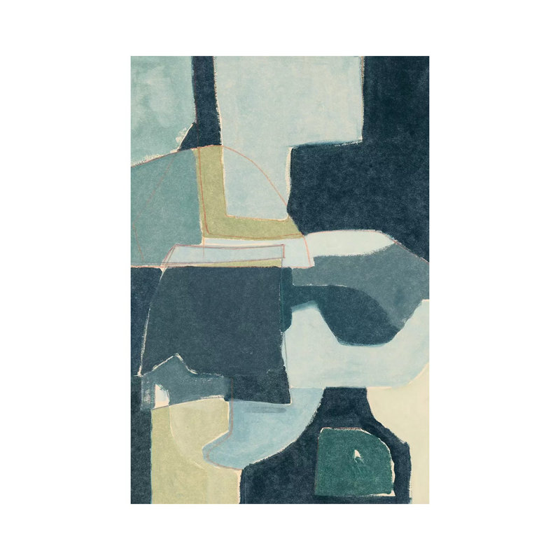 Blue Note III 1 Piece Wrapped Canvas Wall Art, 30.48 cm H x 45.72 cm W