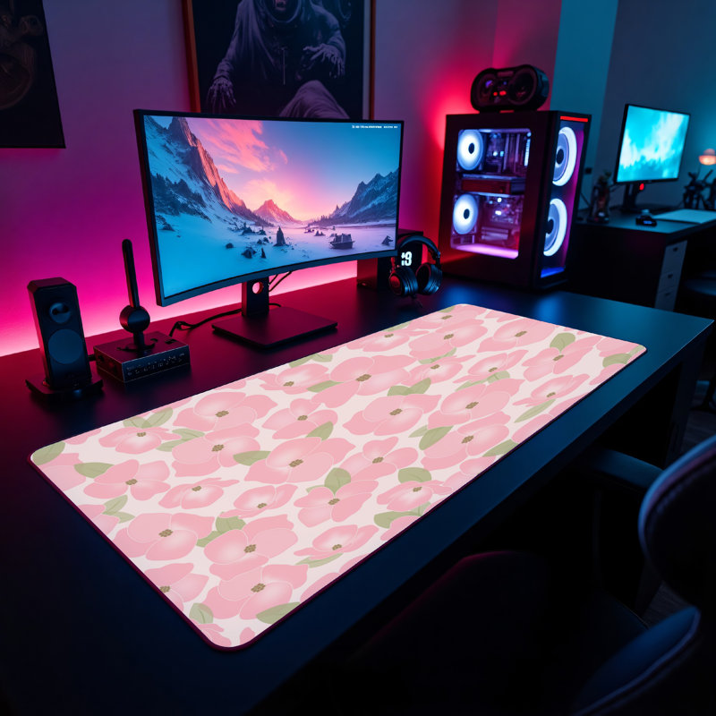 Polyester Desk Pad, 31.5x15.5