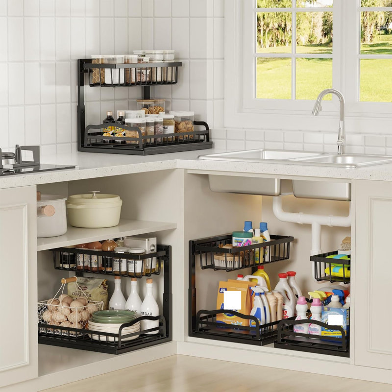 Steel Under Sink Organiser