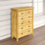 Sarkar 90 cm W Chest of 5 Drawers