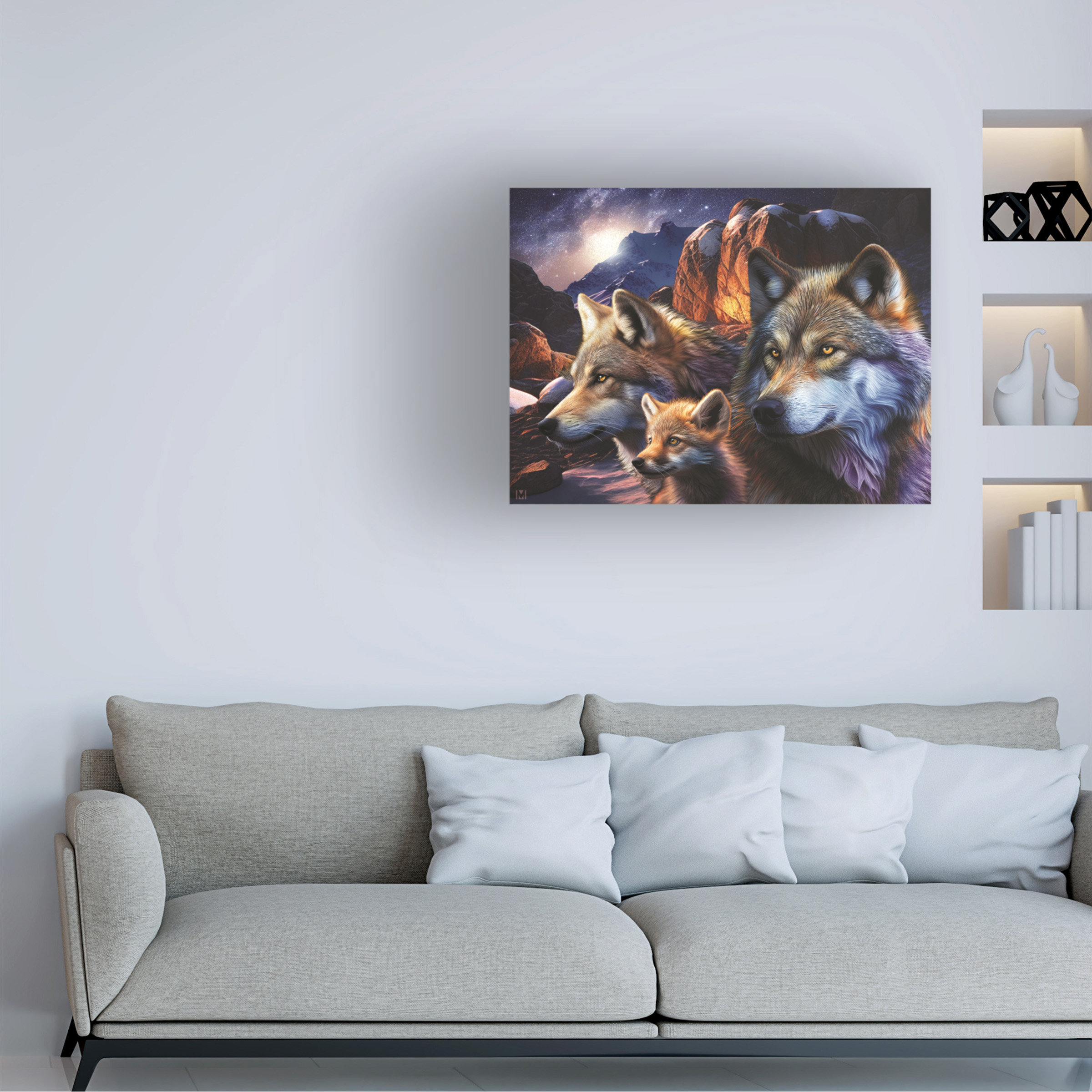 Winston Porter Michael David Ward Wolf Pack Canvas Art - Wayfair Canada