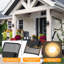 Applique murale d'extérieur à DEL H 11,8 po avec éclairage à lattes haut / bas, IP54