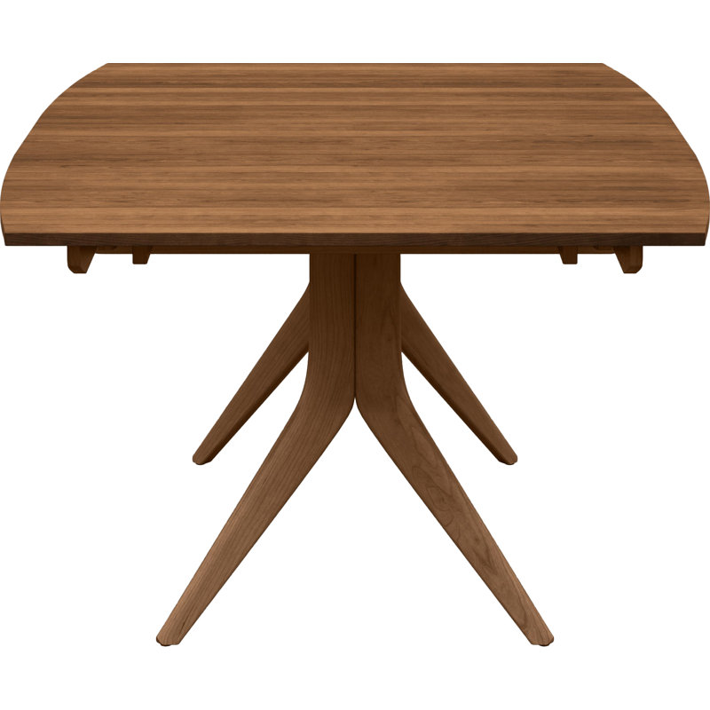Catalina Trestle Extensions Table, 30" H x 72" L x 46" W, Saddle Cherry