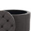 Eugenia 52cm Wide Tufted Round Solid Colour Ottoman
