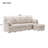 Modular Sofa With Memory Foam Cushions And Movable Seats
