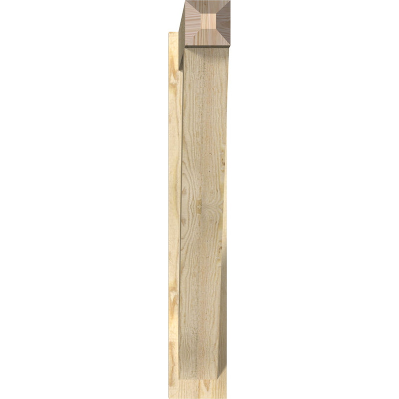 Artisan traditionnel en bois rustique, P 26 po x H 38 po, Sapin Douglas de 8 po (sciage brut)