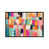 Distressed White Floater Framed Canvas