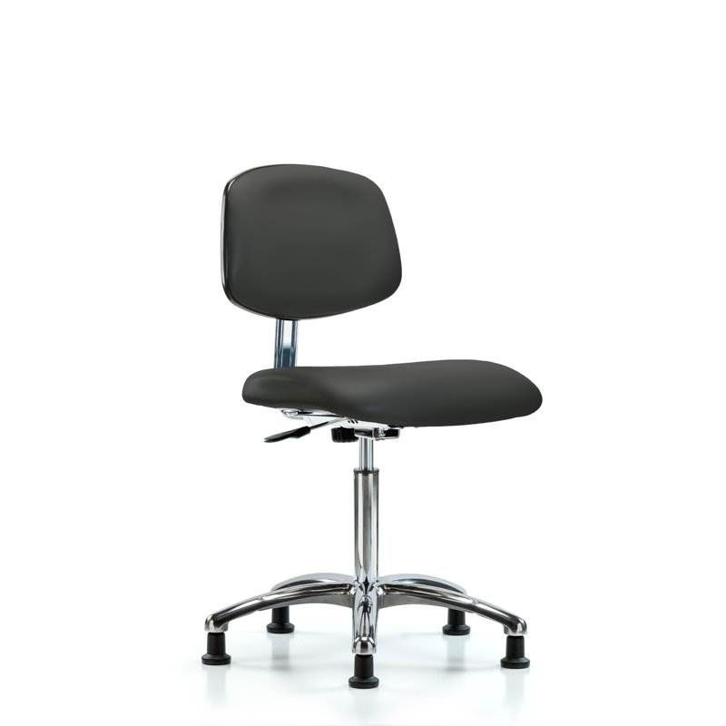 Chloe Task Chair, Casters, Charcoal