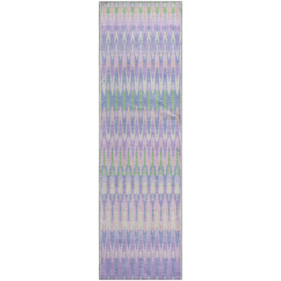 Premium Machine Washable Prisco Lavender Rug