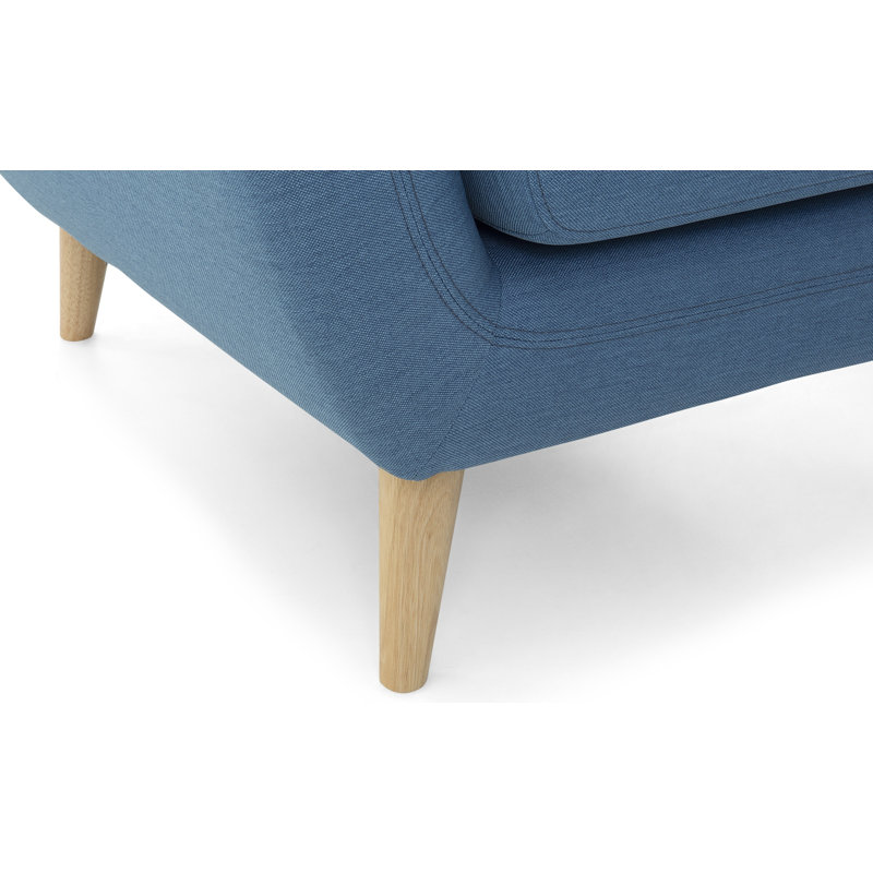 Tally Upholstered Armchair, Blue