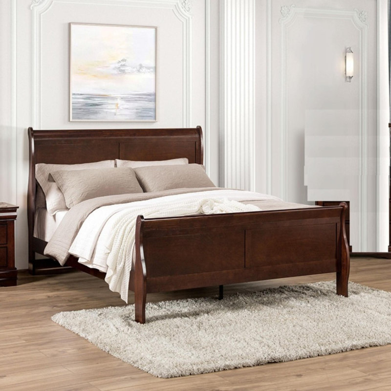Mobilier de chambre à coucher Sleigh Design, Grand lit