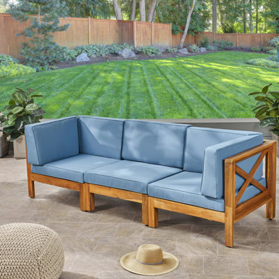 Patio Sofa with Cushions