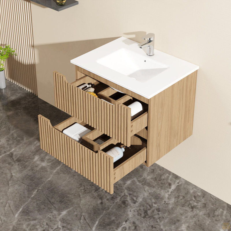 Meuble-lavabo mural 24 po flottant (armoire seulement)