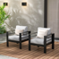 2 Piece Patio Aluminum Chair