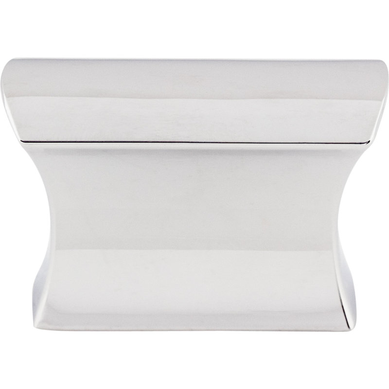 Glacier 3/4" Length Square Knob, Polished Chrome, 1 1/2" Length