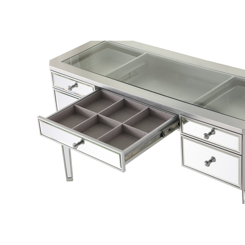 SPARKS 52" Console Table, Silver