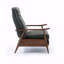 Accoudoir en bois avec dossier inclinable avec fonction inclinable - Fonction anthracite