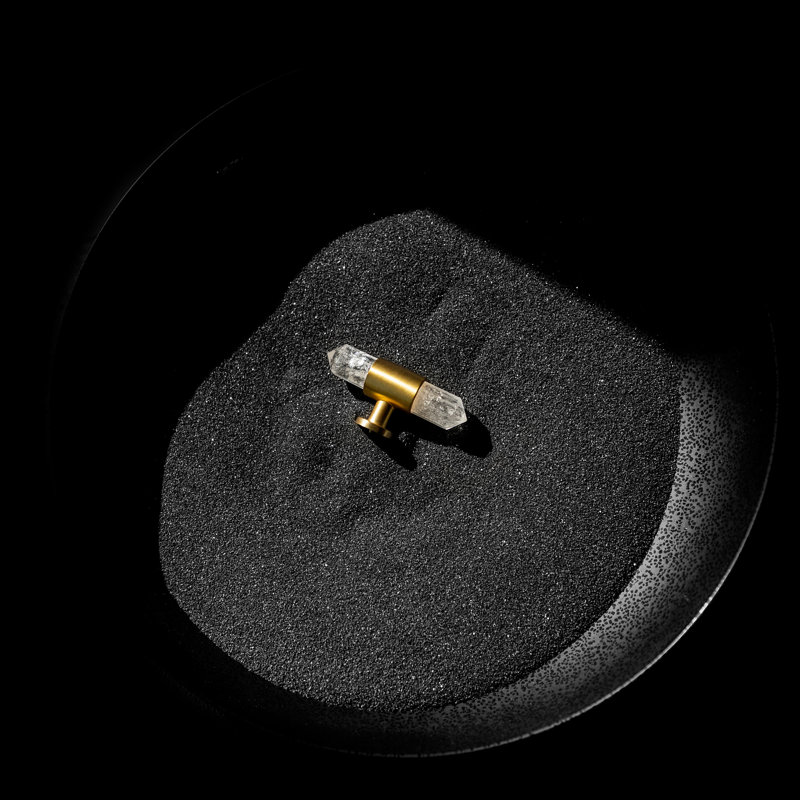 Bijou Aura Collection T-Knob - 2-3/4" x 3/4 " Cabinet Knob - Transitional Hardware for Drawers & Cabinets, Polished Nickel