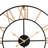Bruning Metal Wall Clock