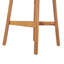 Ensemble de tabourets de bar d'extérieur Lymington, bois de teck durable et osier, parfait pour un usage domestique et commercial-772284174