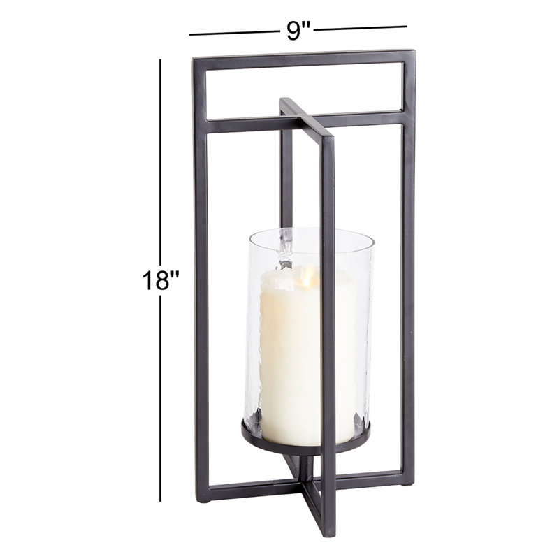 Exton Lantern, 18" H x 9" W x 9" D
