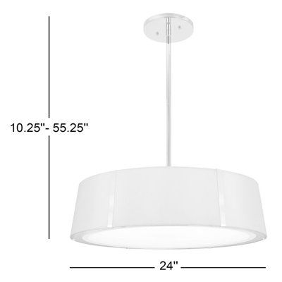 Marietta 6 - Light Dimmable Drum Chandelier