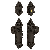 Nostalgic Warehouse Victorian Entry Set with Meadows Knob