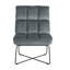Chaise d'appoint en velours capitonné de 24 po Dehl-1082408244
