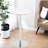 Modern Sintered Stone Dining Table, Stylish Silver Base For Home