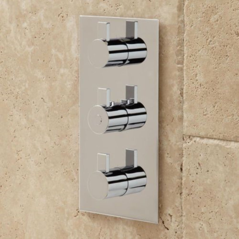 Robinet de lavabo en chrome poli avec cartouche en céramique et installation facile