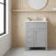 Meuble-lavabo de 24 po avec lavabo, 3 tiroirs et armoire-1111549475-1111549500