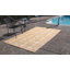 Tapis d'intérieur / extérieur en plastique tissé à la machine Glidden - jaune / ivoire-73187292