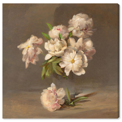 Porter Peonies in a Vase Canvas Vintage Floral Art by 
