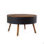 Table basse de 31,5 pouces avec fonction de rangement et plateau de table gravé