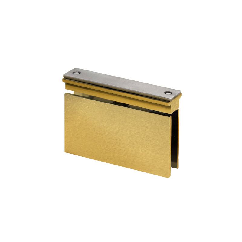 FHC CAMGS06SB Charnière pivotante carrée à plateau ajustable Cambria Grande Series - laiton satiné