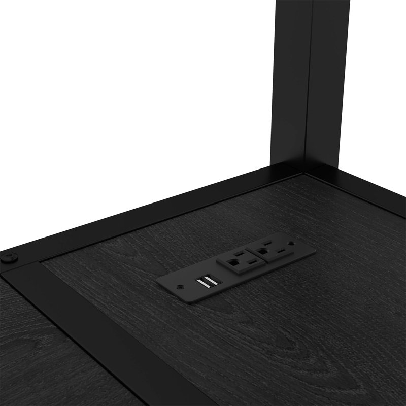 Lit superposé simple / double avec lumières à DEL et rangement - noir, cadre, optimisation de l'espace 3D, protection complète sur un emplacement polyvalent simple, métal, design, testé