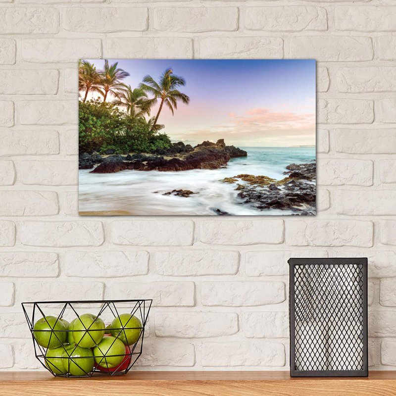Makena Beach, Makena State Park by Susanne Kremer - Wrapped Canvas Print, 30.48 cm H x 45.72 cm W