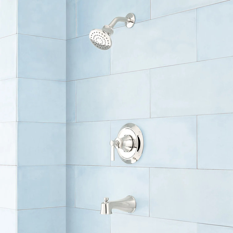 Ensemble de baignoire et douche à pression équilibrée